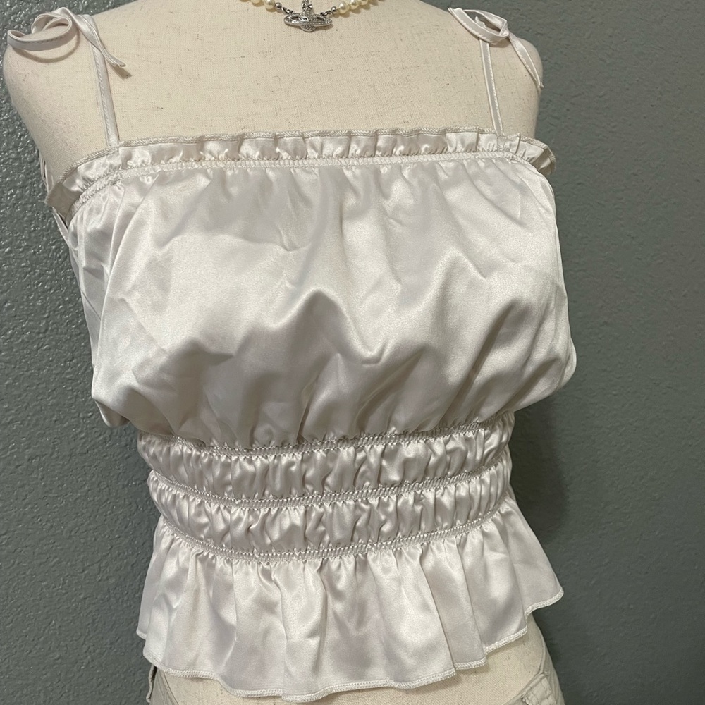 Zara satin going out top